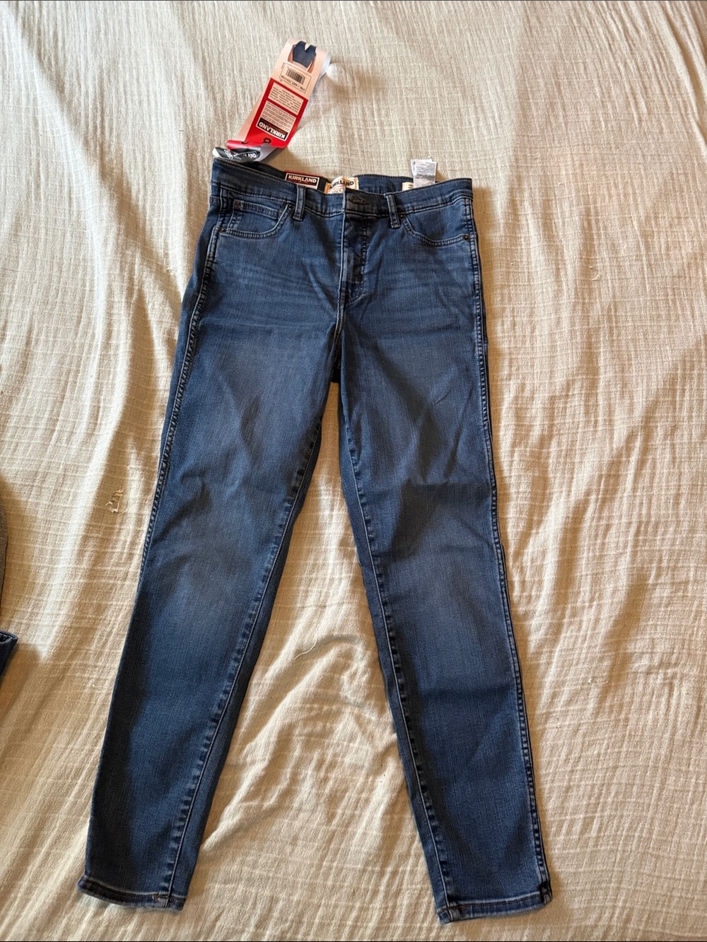 Kirkland Signature Tencel Recover Skinny Jeans Blue Size 8